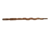 [CIVIL WAR]. Camp Chase, Ohio folk art carved walking stick. Ca 1862.