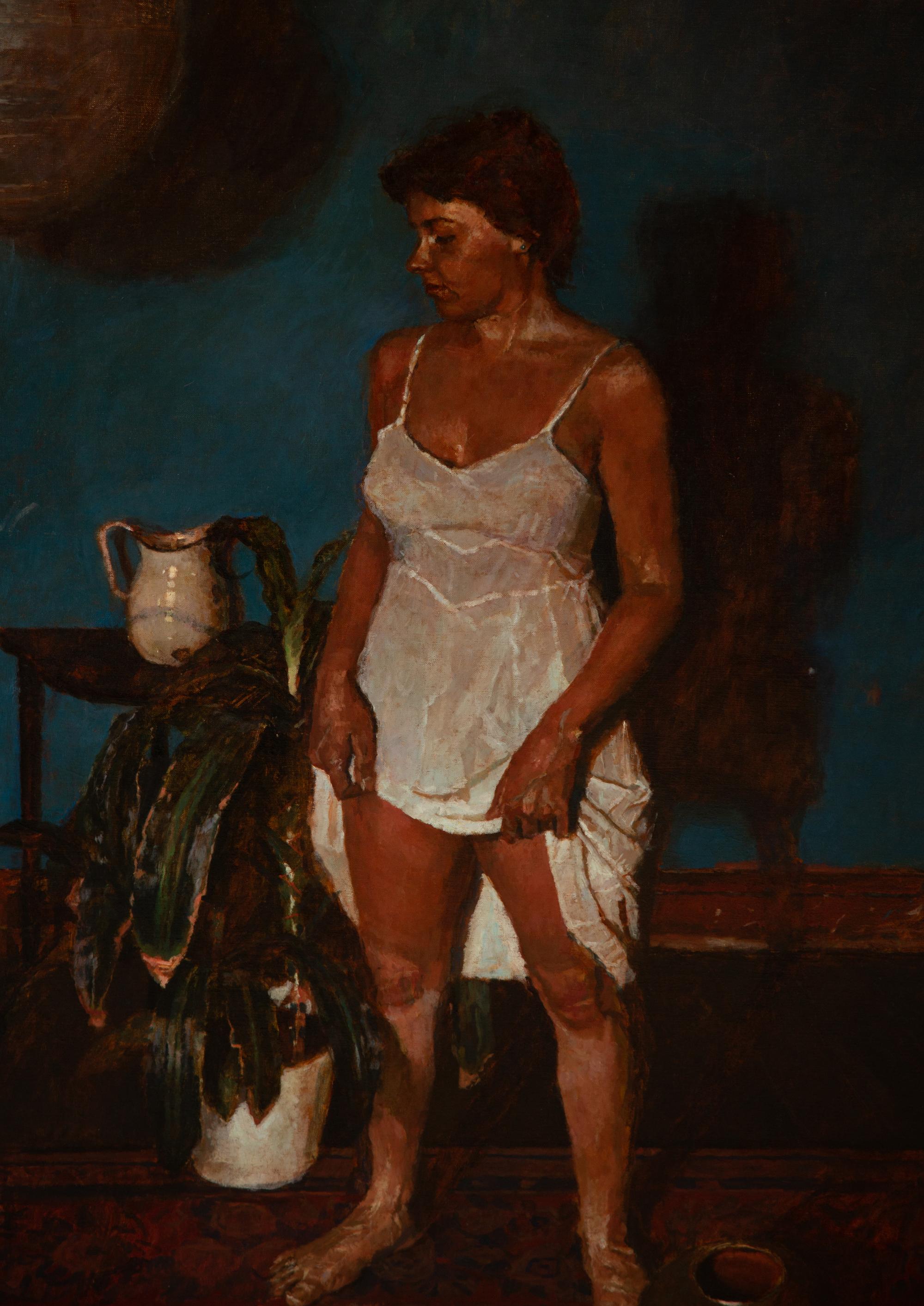 Joyce Lifting Her Skirt