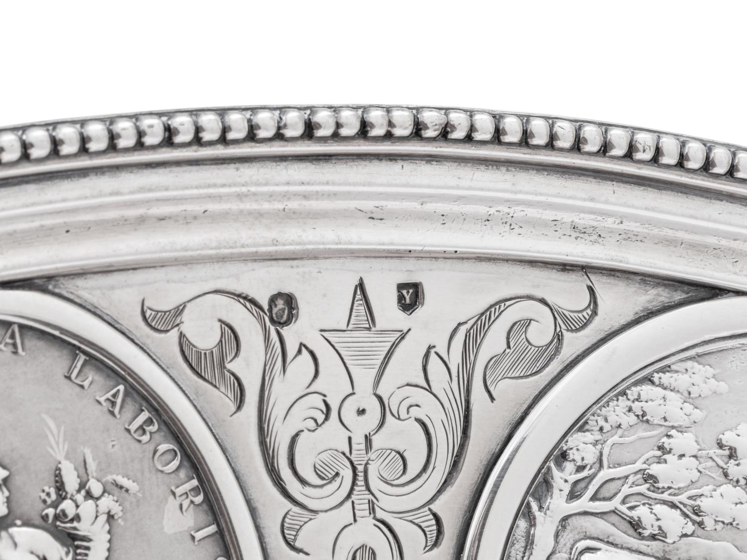 An Irish Victorian Silver Sideboard Dish