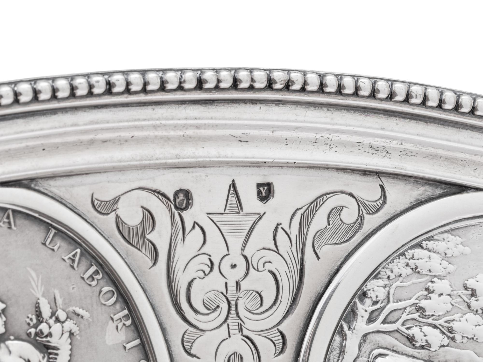 An Irish Victorian Silver Sideboard Dish
