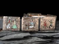 Silver and Channel Inlay Storyteller Concha Belt