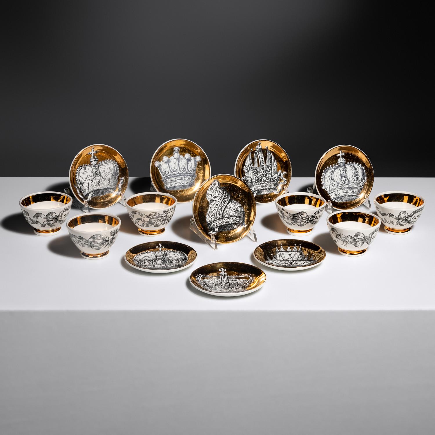 Collection of Porcelain Articles Fornasetti, Italy