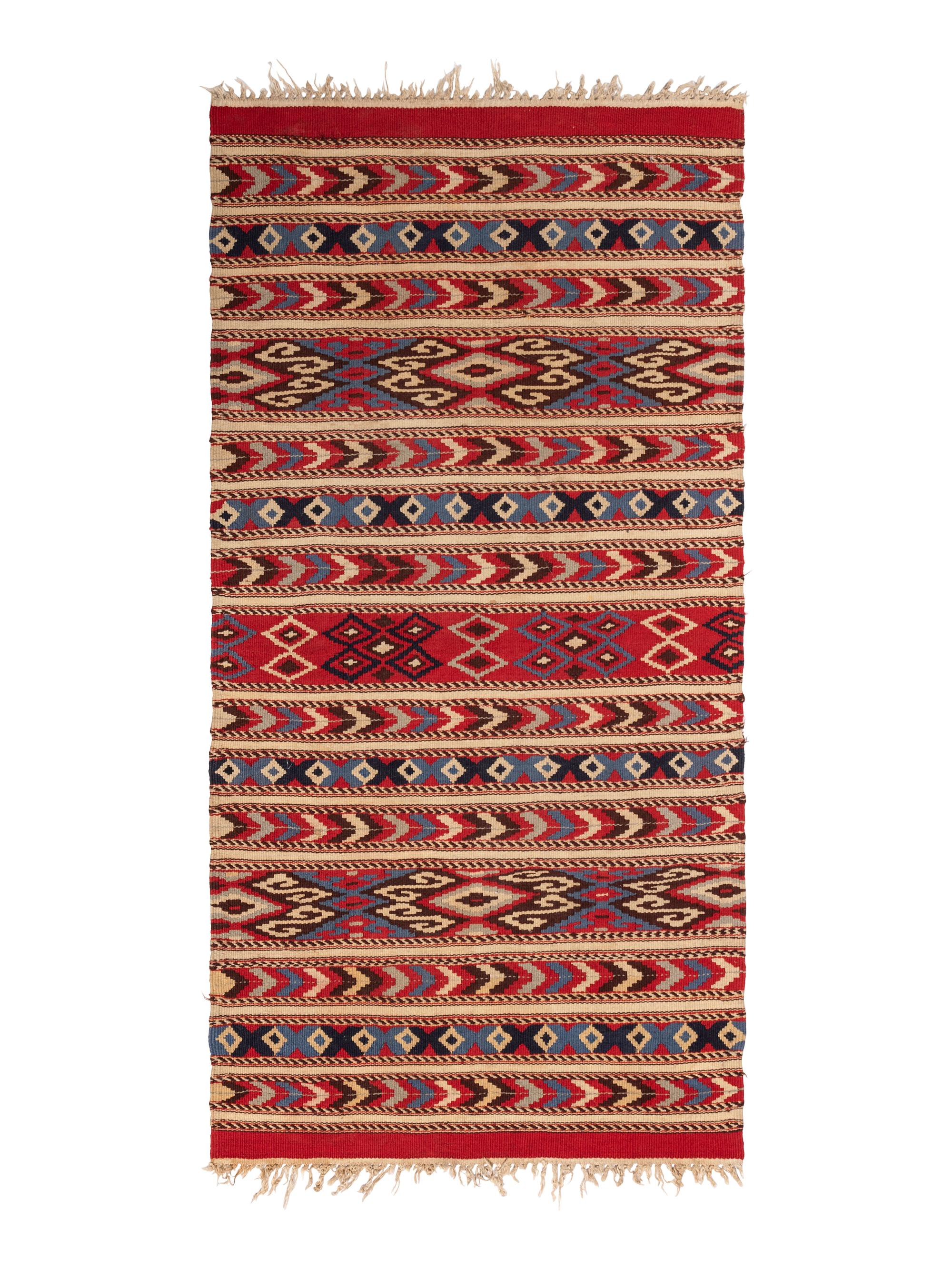 A Turkish Kilim Wool Weaving