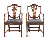 A Pair of George III Style Armchairs