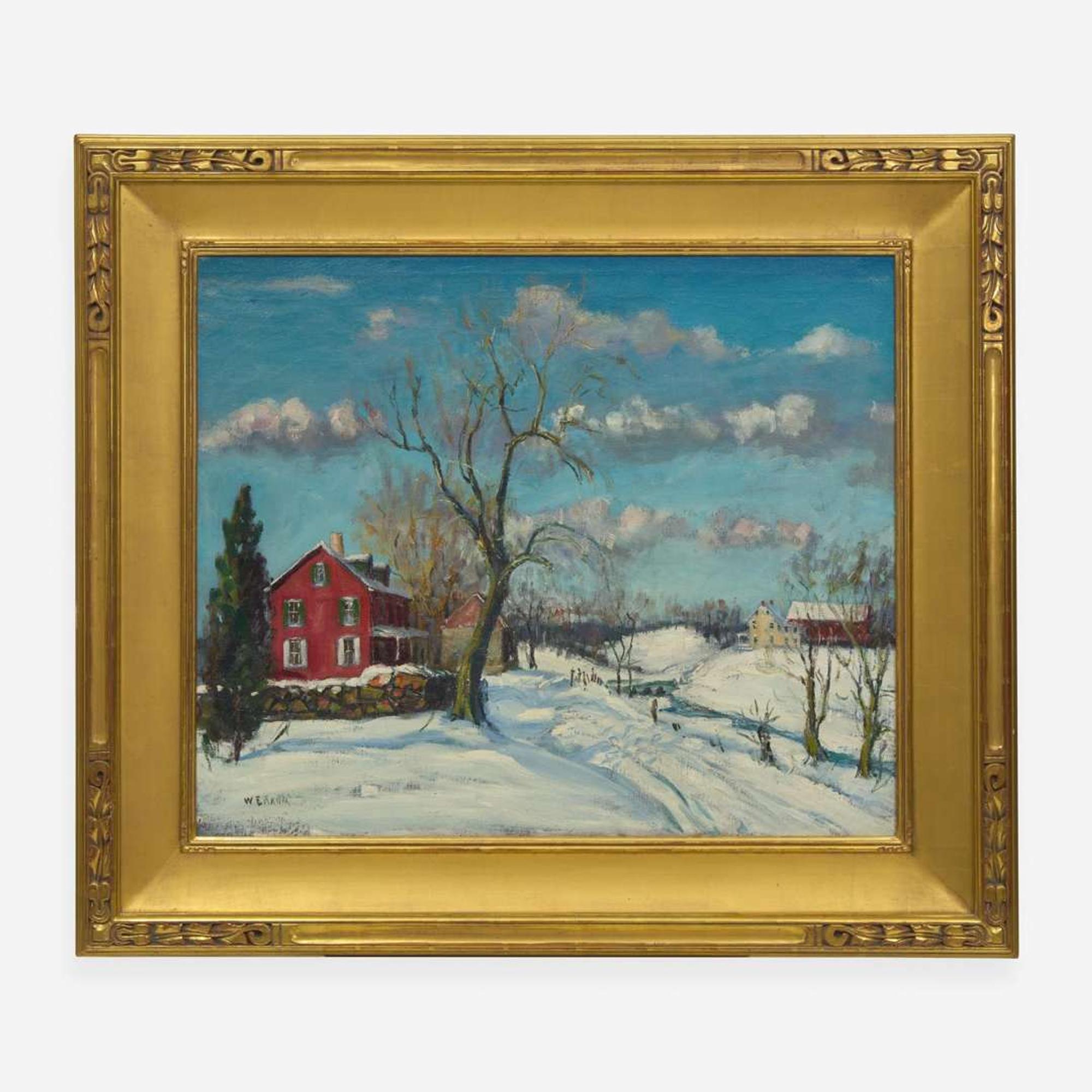 Walter Emerson Baum (American, 1884-1956) The Red House