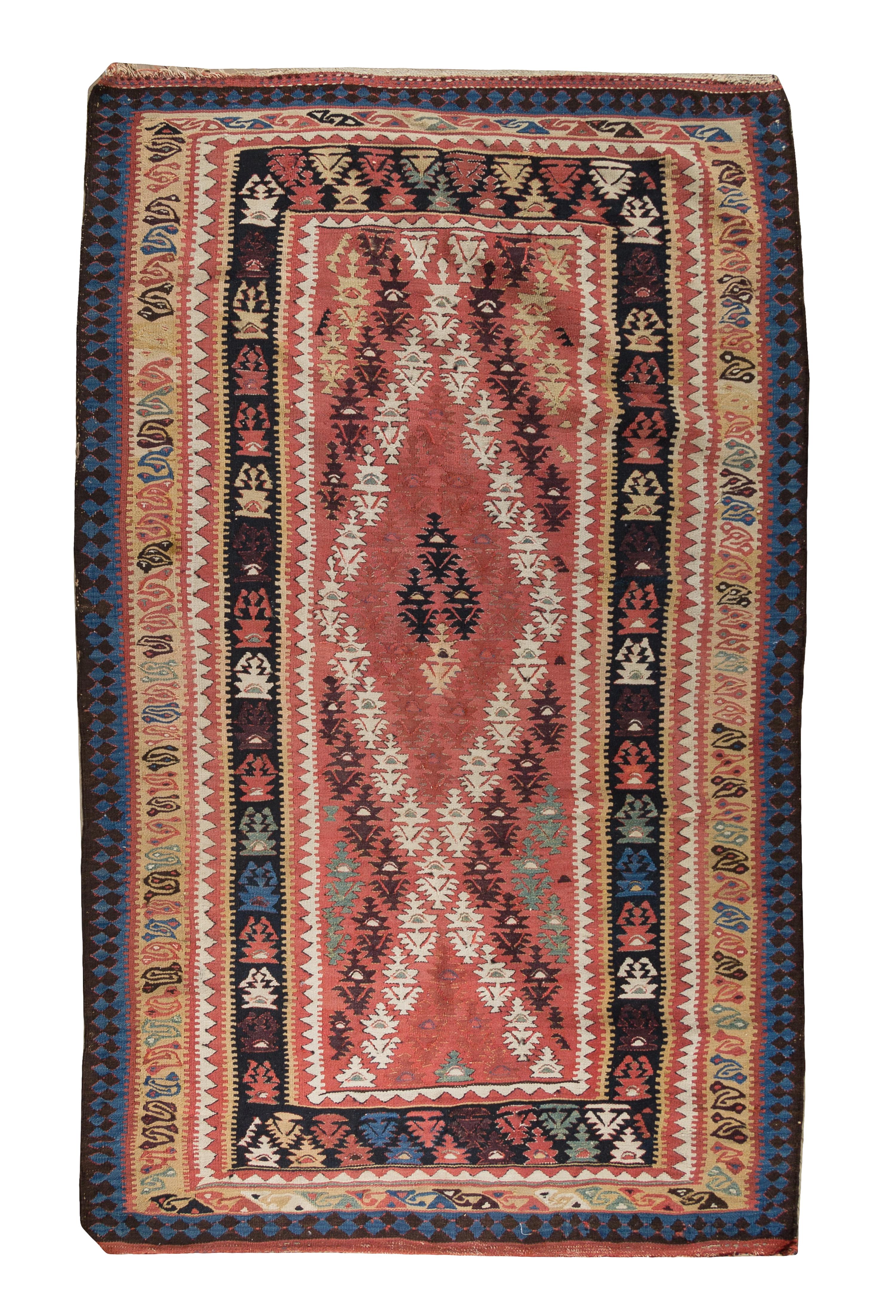A Northwest Persian Wool Rug 6 feet 3 inches x 3 feet 10 inches.