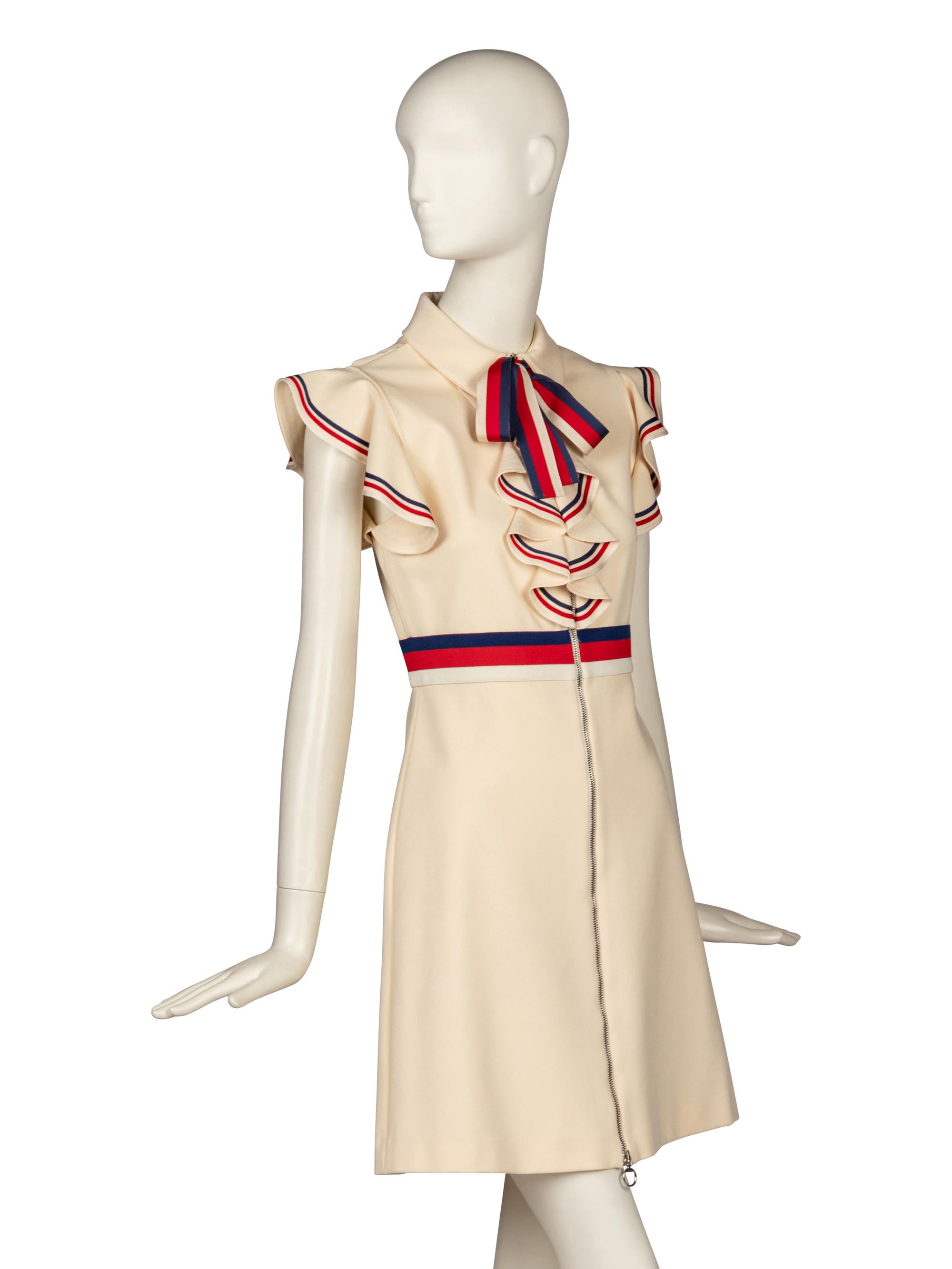 Gucci, Knit Shirt Dress