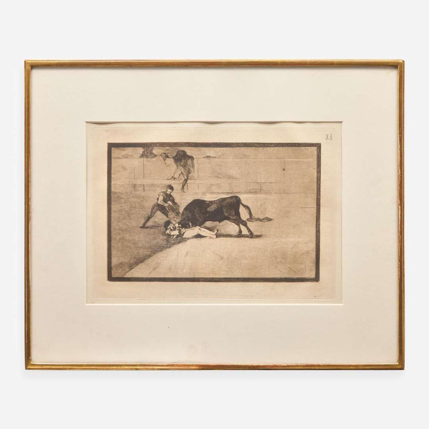 Francisco Goya (Spanish, 1746–1828) Que se la Llevaron (Plate 8 from 'Los Caprichos'); together with 5 other works
