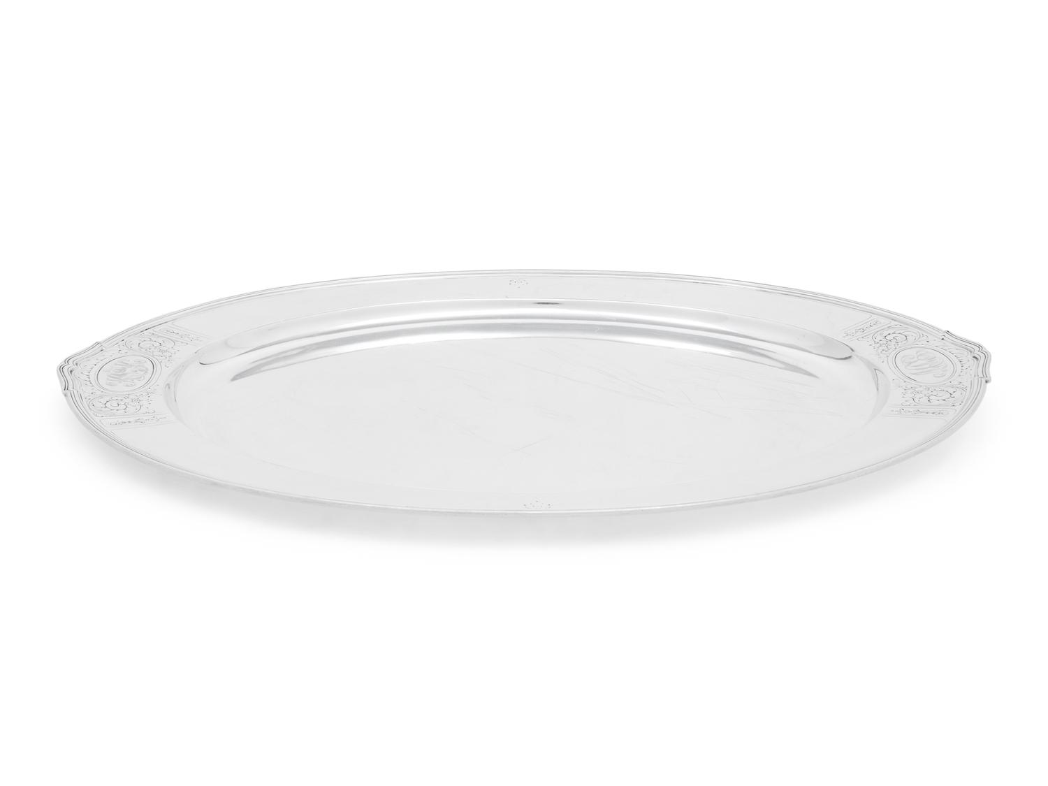 An American Silver Serving Tray