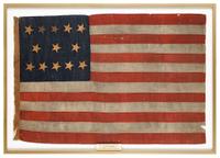 Thirteen star Centennial flag 1876
