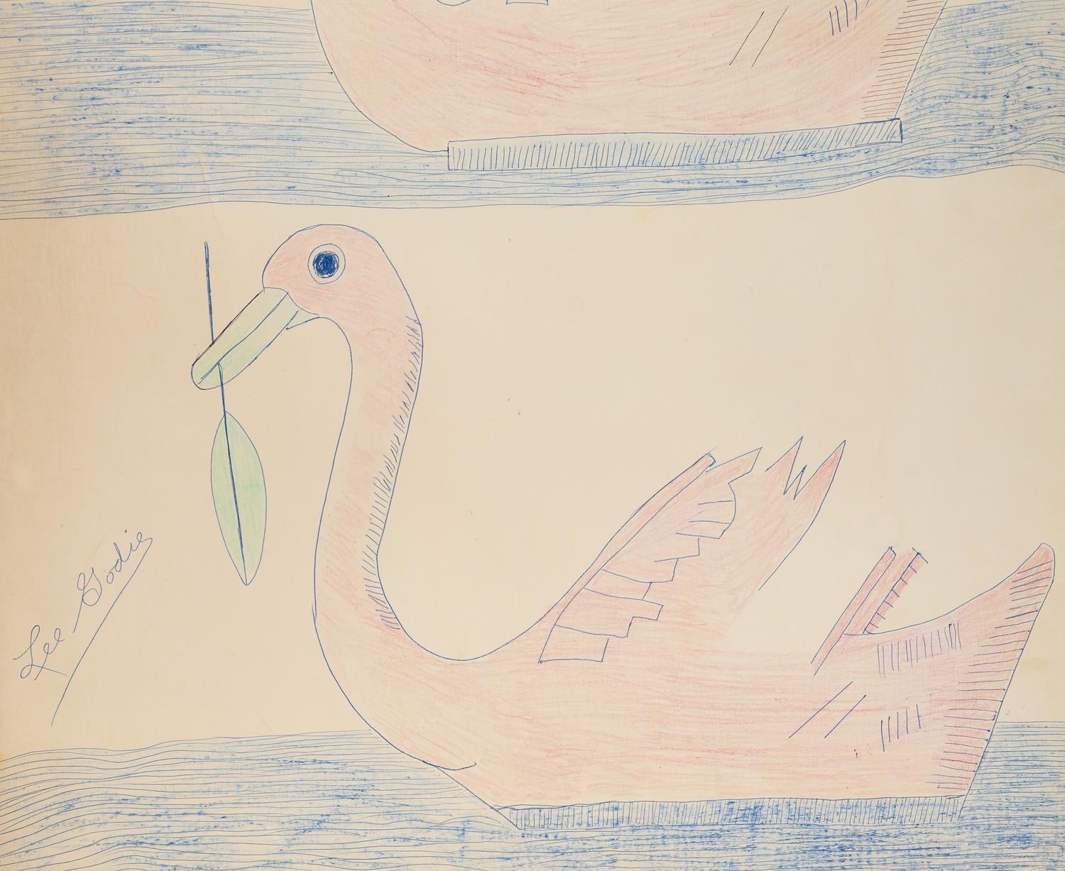Untitled (Pink Birds)