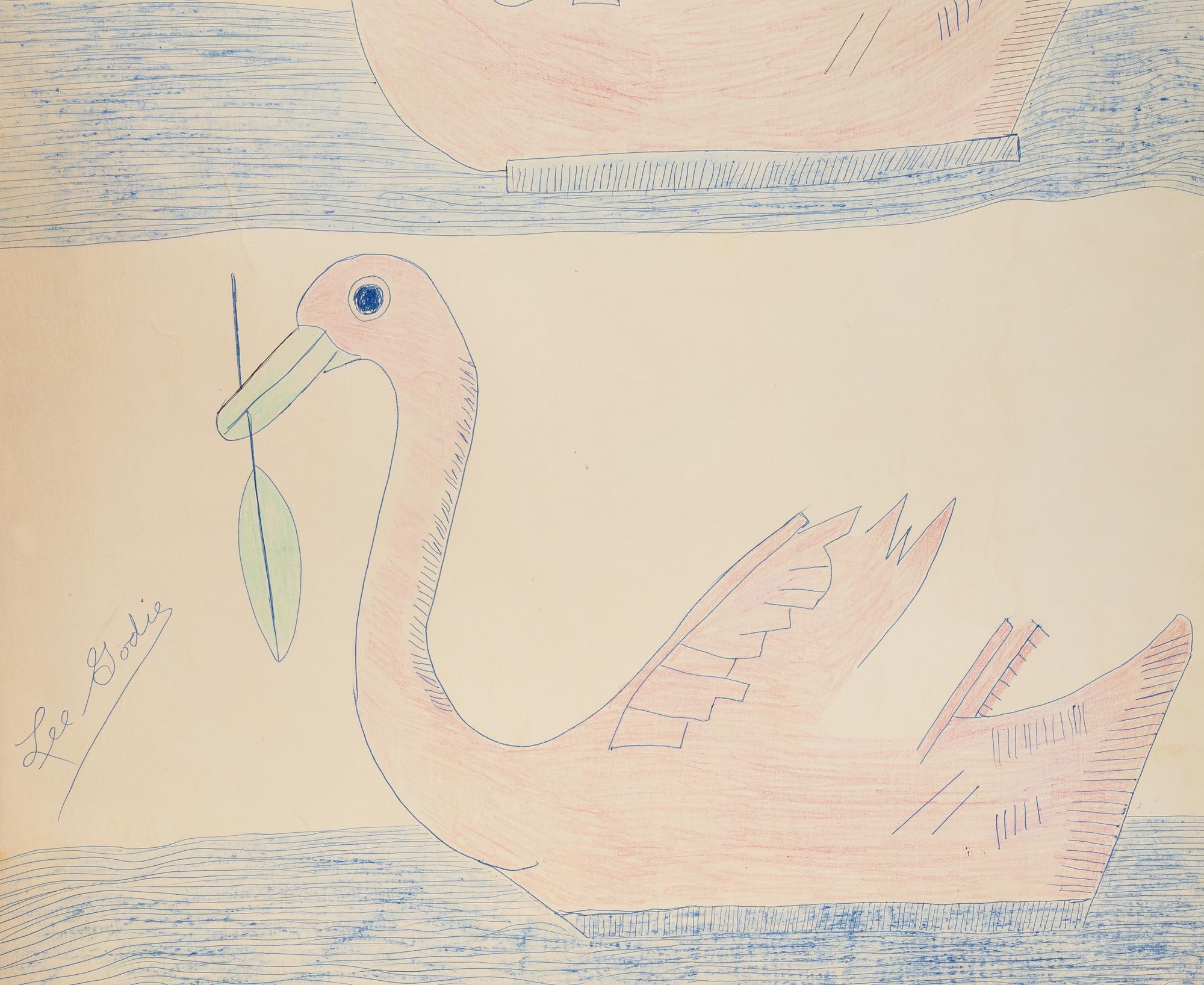 Untitled (Pink Birds)