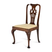 A George II Walnut Side Chair