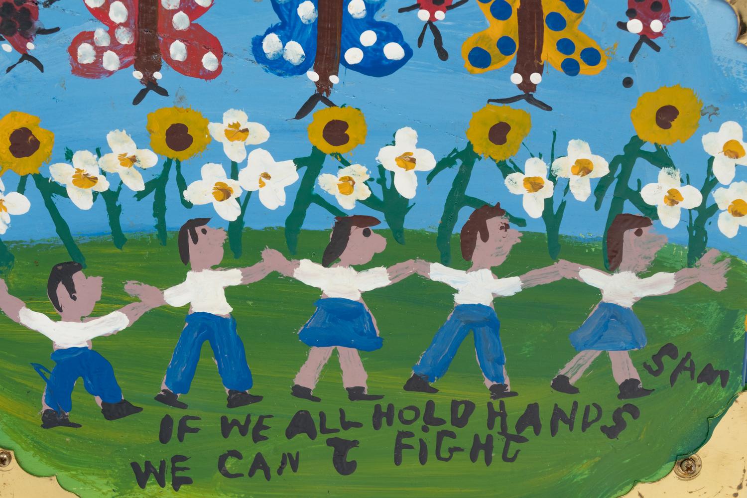 If We All Hold Hands We Can't Fight