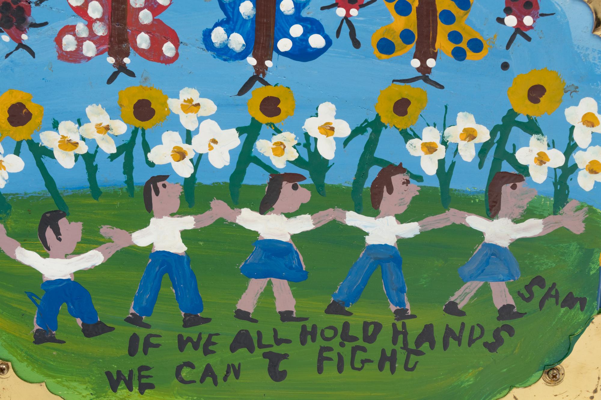 If We All Hold Hands We Can't Fight
