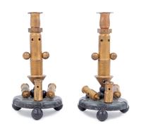 A Pair of Industrial Style Candlesticks