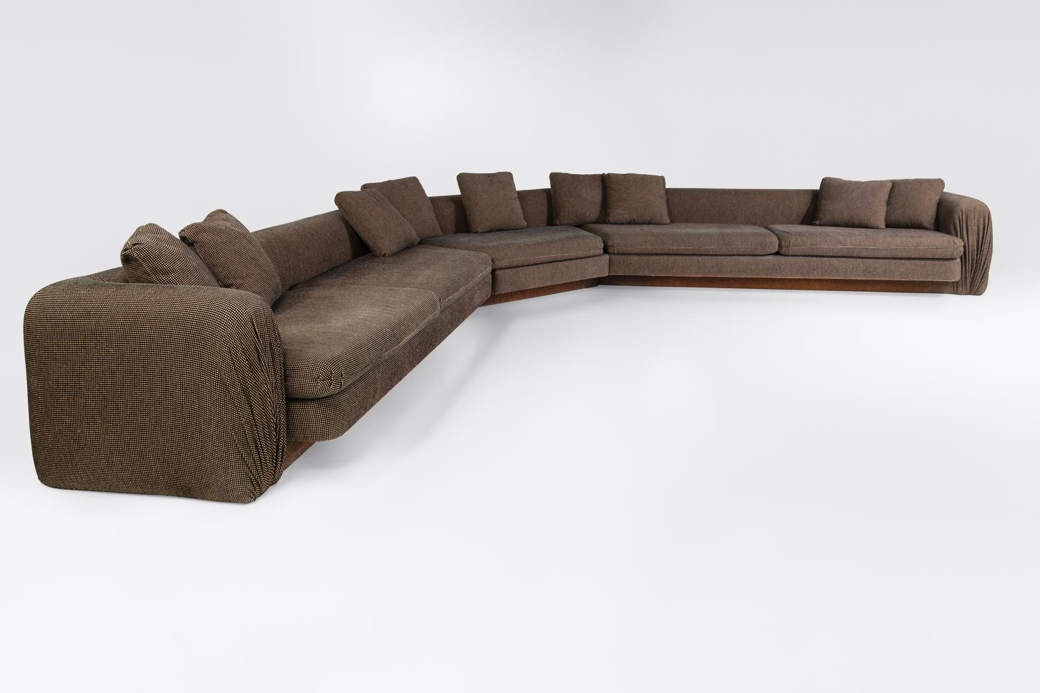 Illuminated Sectional Sofa, c. 1980