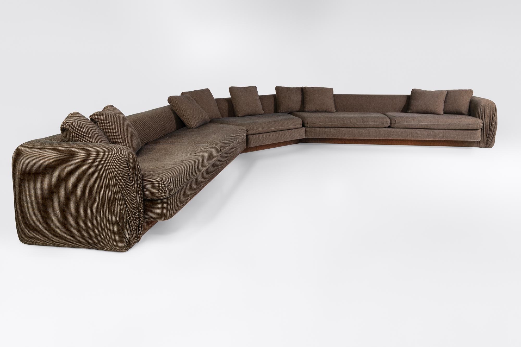 Illuminated Sectional Sofa, c. 1980