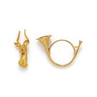 COLLECTION OF YELLOW GOLD BROOCHES