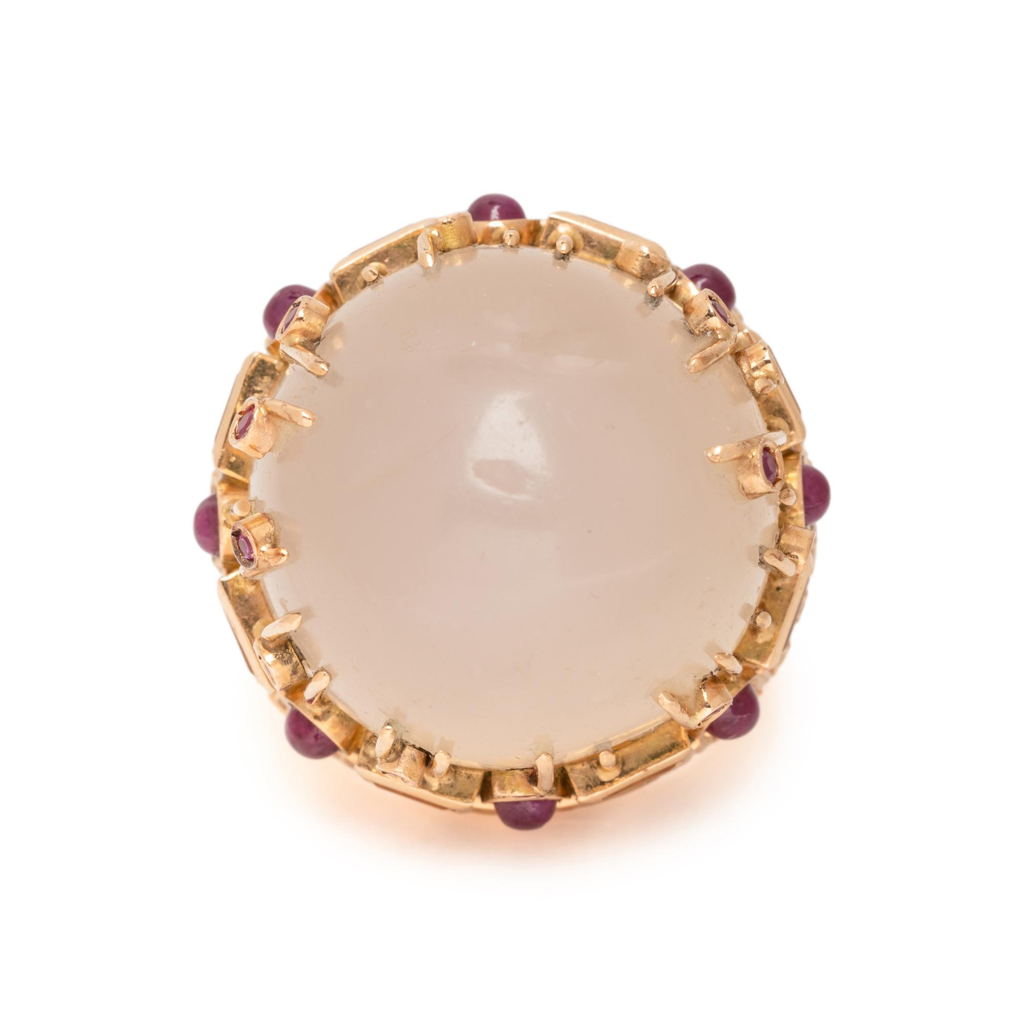 QUARTZ AND MULTIGEM RING