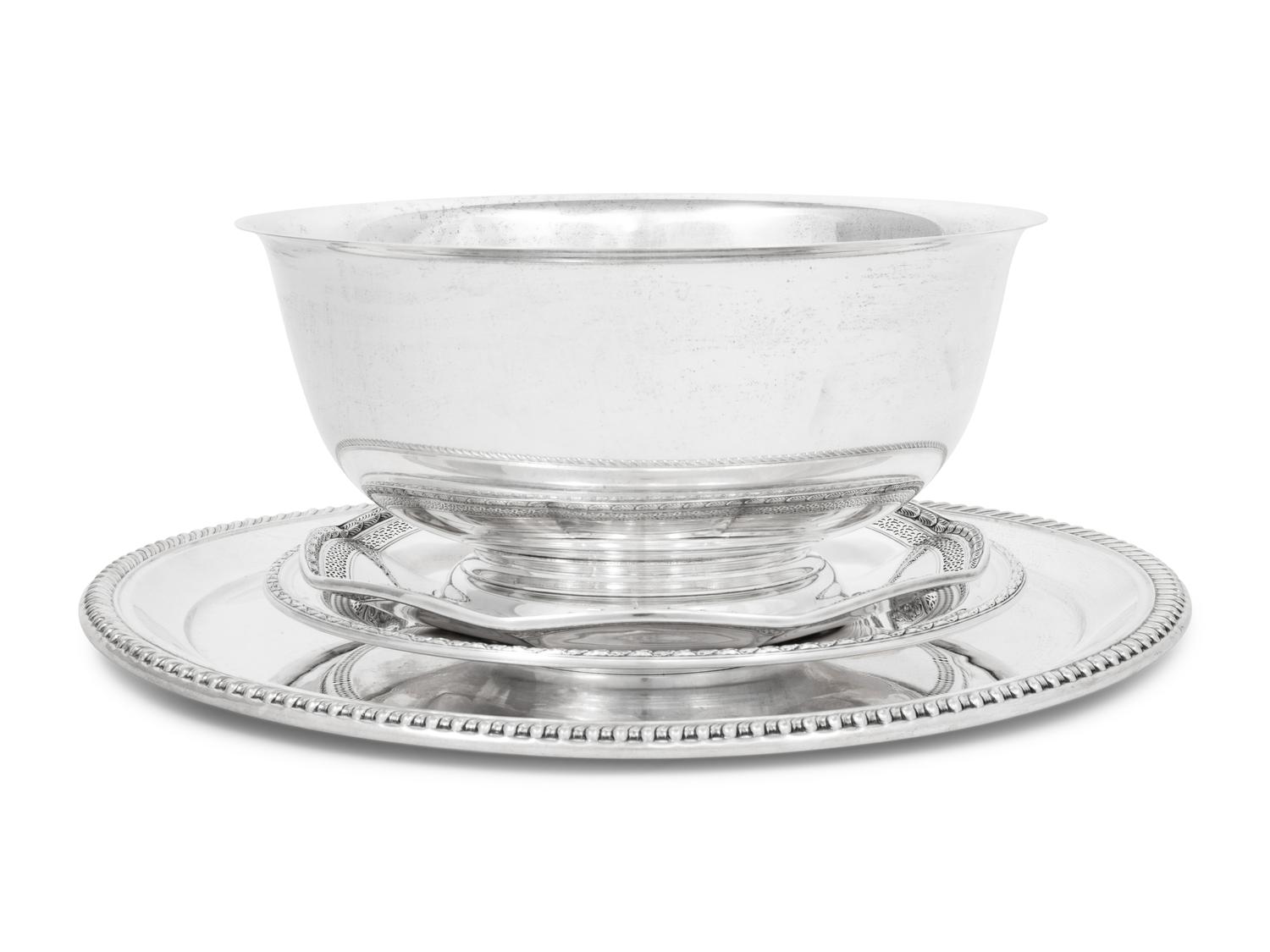 Four American Silver Table Articles