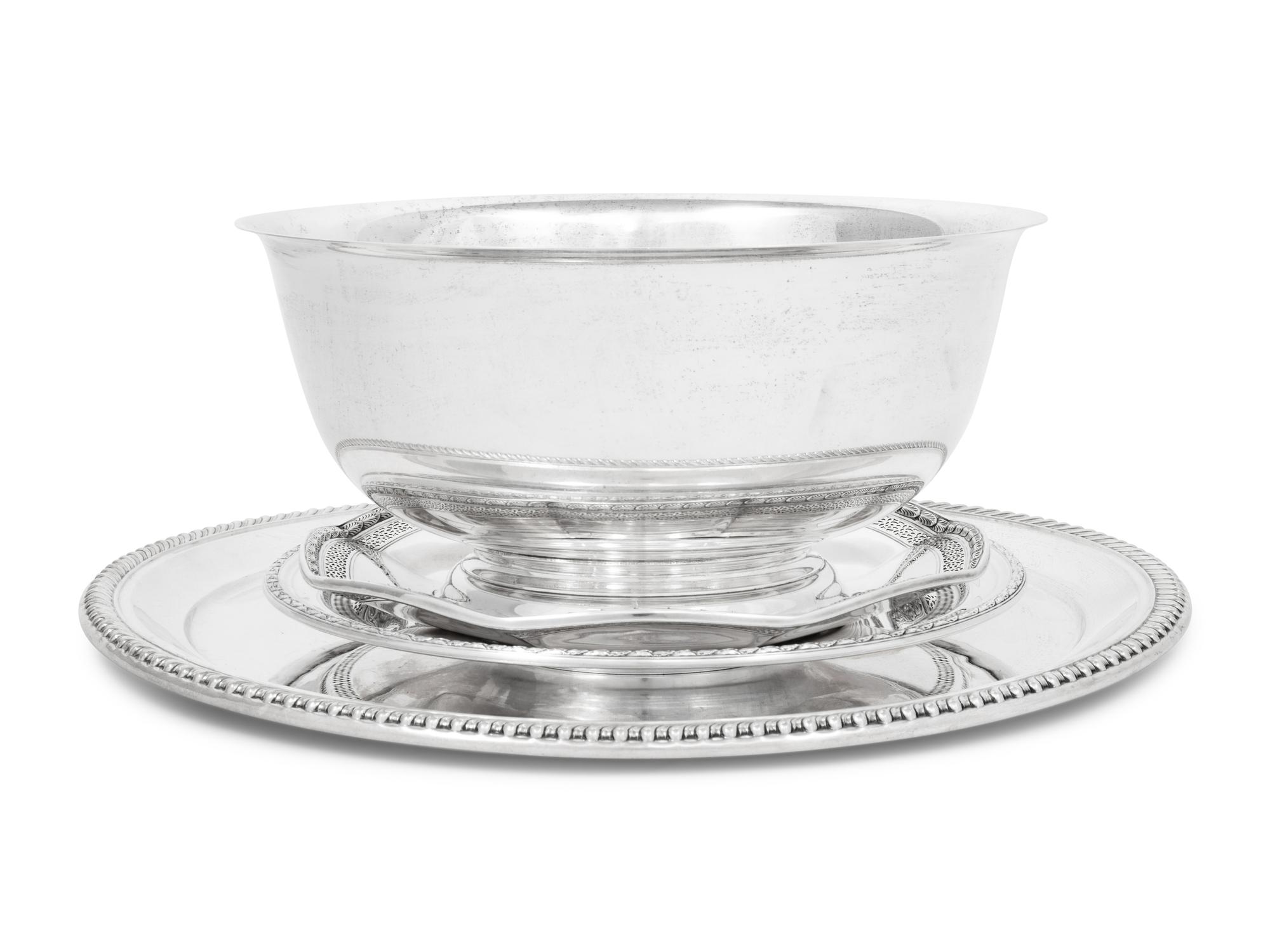Four American Silver Table Articles