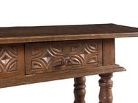 A Spanish Baroque Oak Table