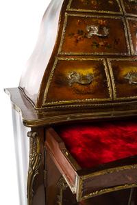 A Louis XV Style Gilt Bronze Mounted Vernis Martin Cabinet Height 69 x width 36 x depth 17 1/2 inches. — EARLY 20TH CENTURY
