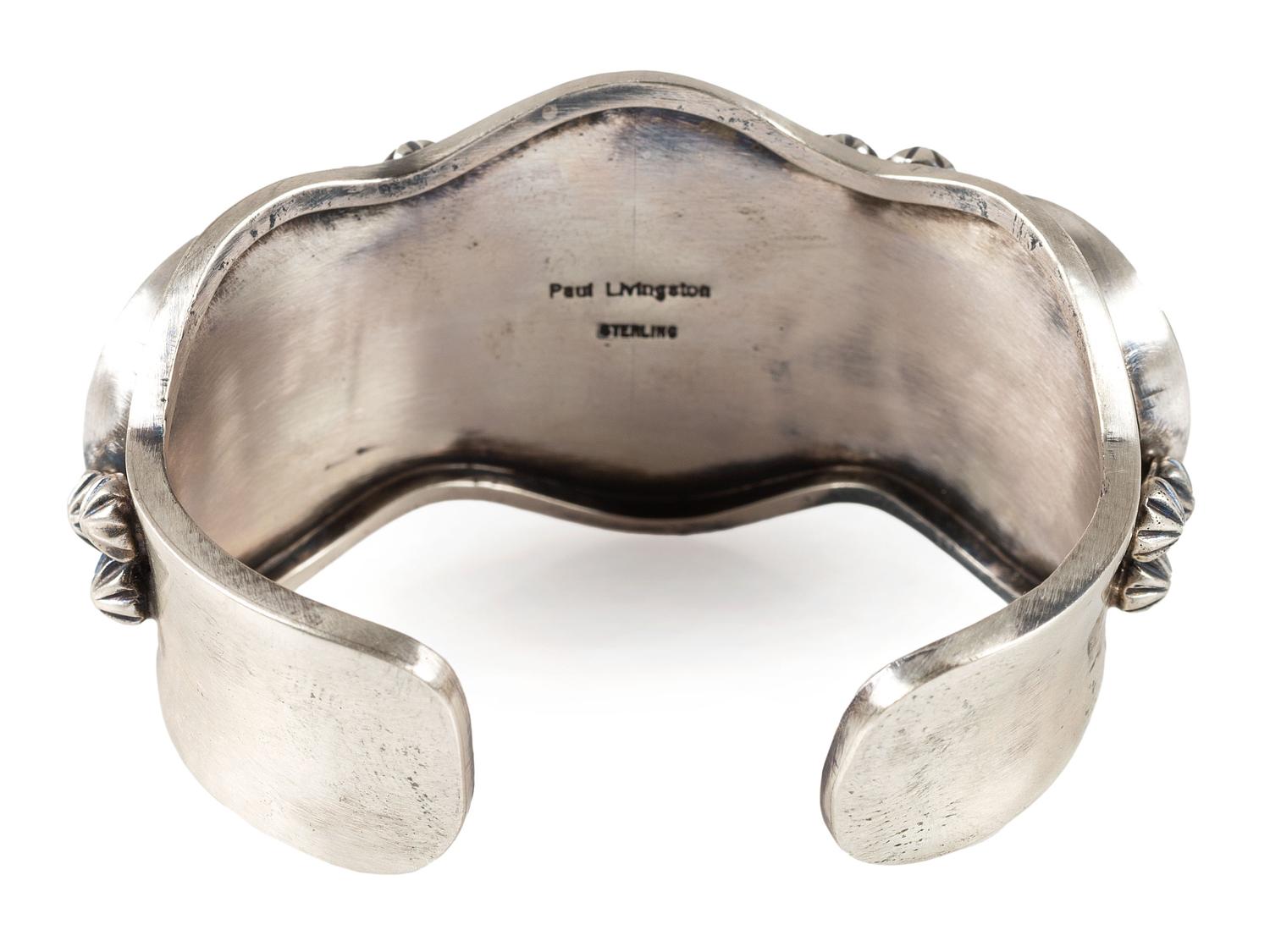 Sterling Silver and Silver Dollar Cuff Bracelet