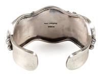 Sterling Silver and Silver Dollar Cuff Bracelet
