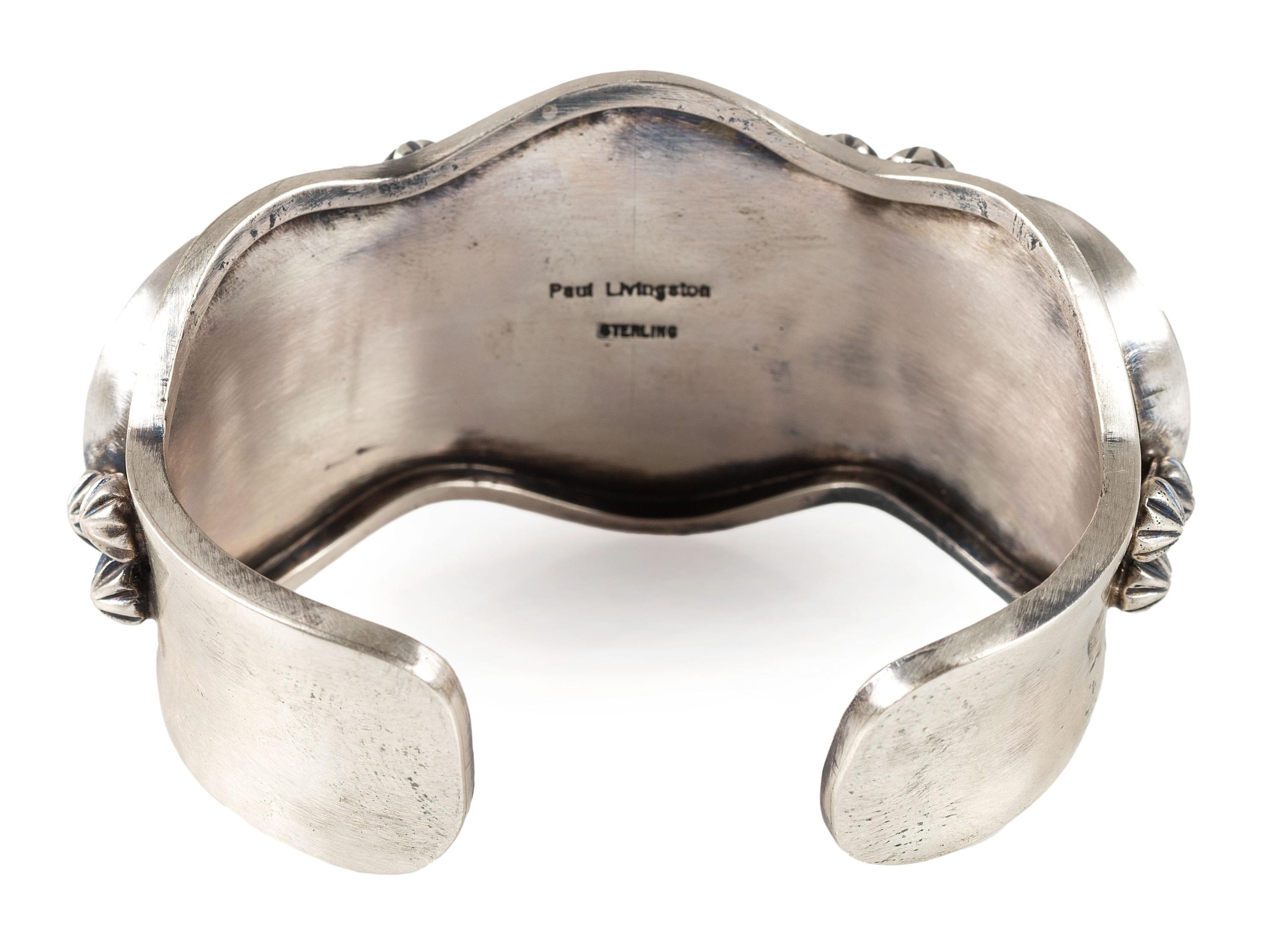 Sterling Silver and Silver Dollar Cuff Bracelet