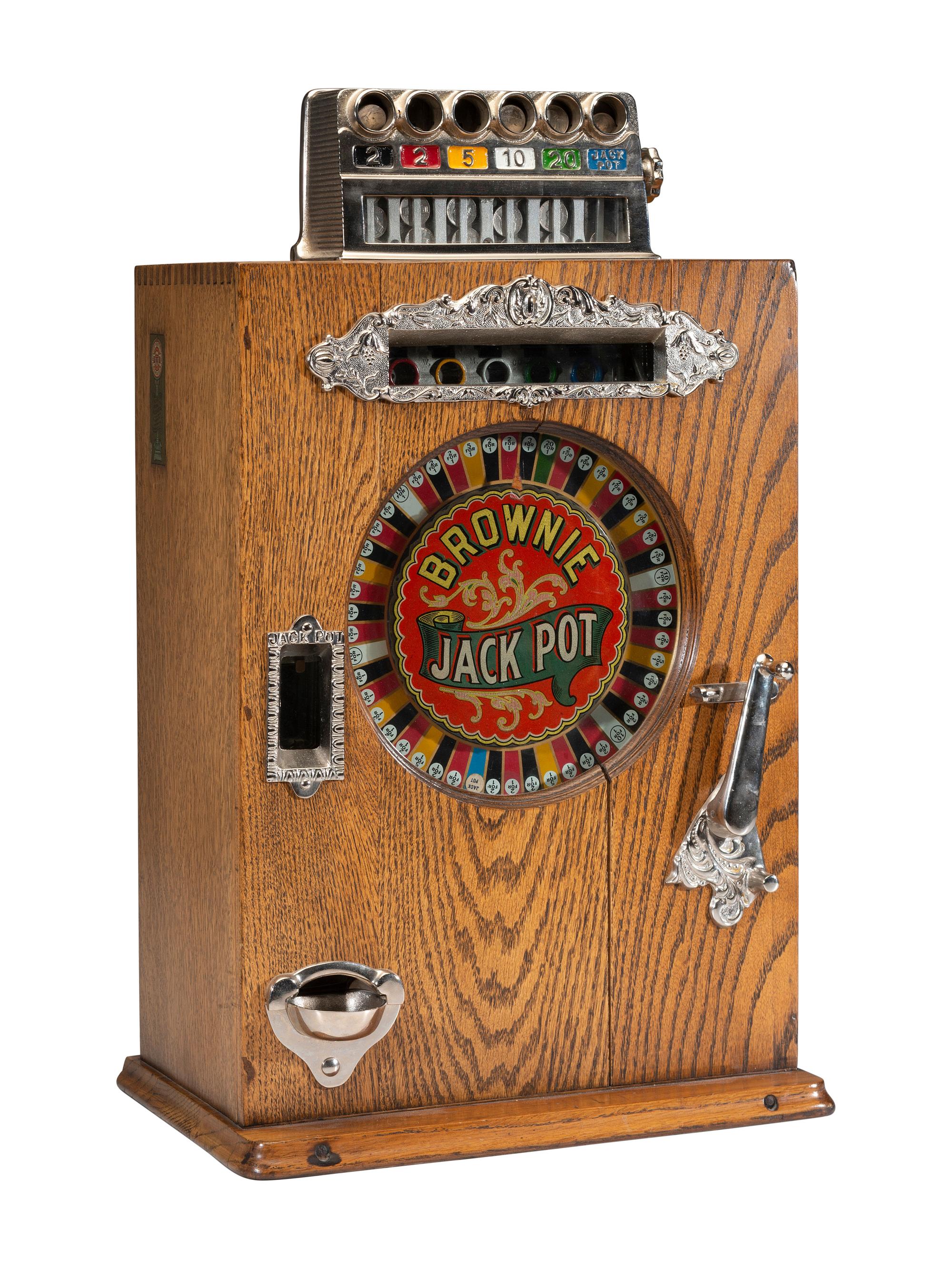 A Watling Brownie Jackpot Nickel Slot Machine