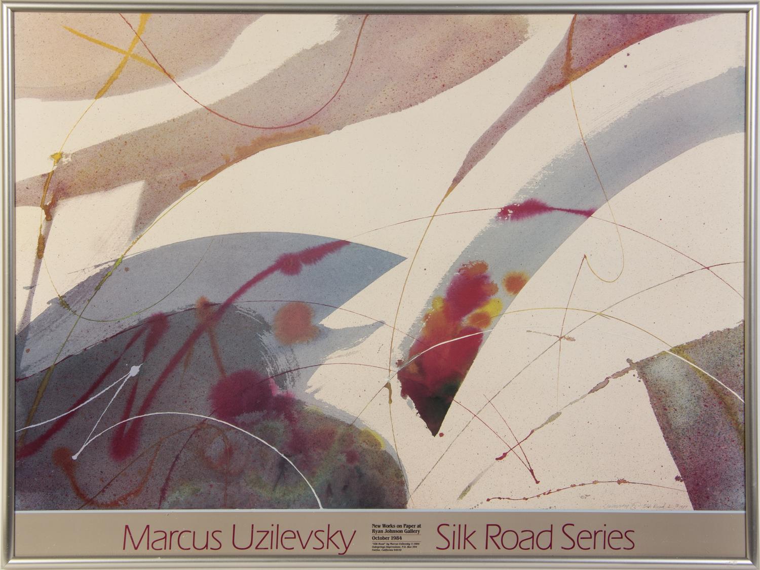 Marcus Uzilevsky, (20th century), Silk Road Series, New works on paper at Ryan Johnson Gallery, October 1984