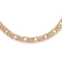 BVLGARI, YELLOW GOLD, DIAMOND AND CULTURED PEARL NECKLACE