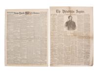 [CIVIL WAR]. A group of Civil War-era newspapers, comprising: