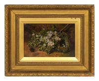 Nests among Wild Flowers (a pair)