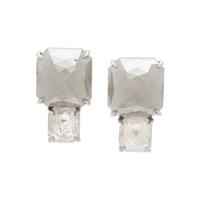 PLATINUM AND DIAMOND EARRINGS