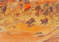 Leonard Reedy, (American, 1899-1956) , Animal Hunt