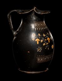 An Apulian Gnathian-Ware Trefoil Oinochoe