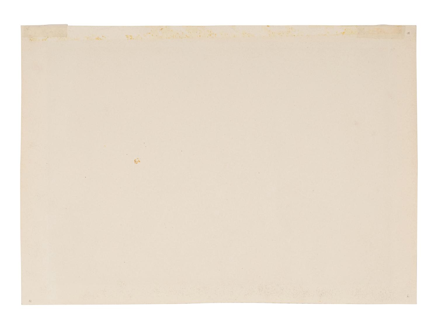 Drawing #9 for the oil "Night-time Festivities at the Contessa Sanseverini's" (Combat Consummating), 1966