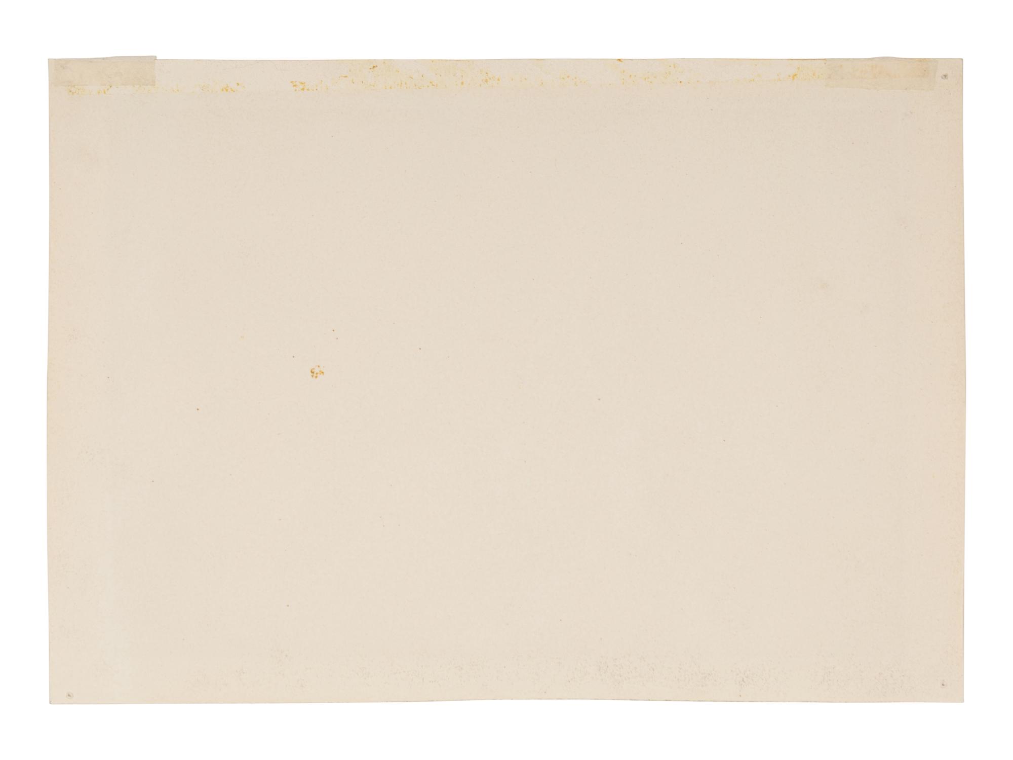 Drawing #9 for the oil "Night-time Festivities at the Contessa Sanseverini's" (Combat Consummating), 1966