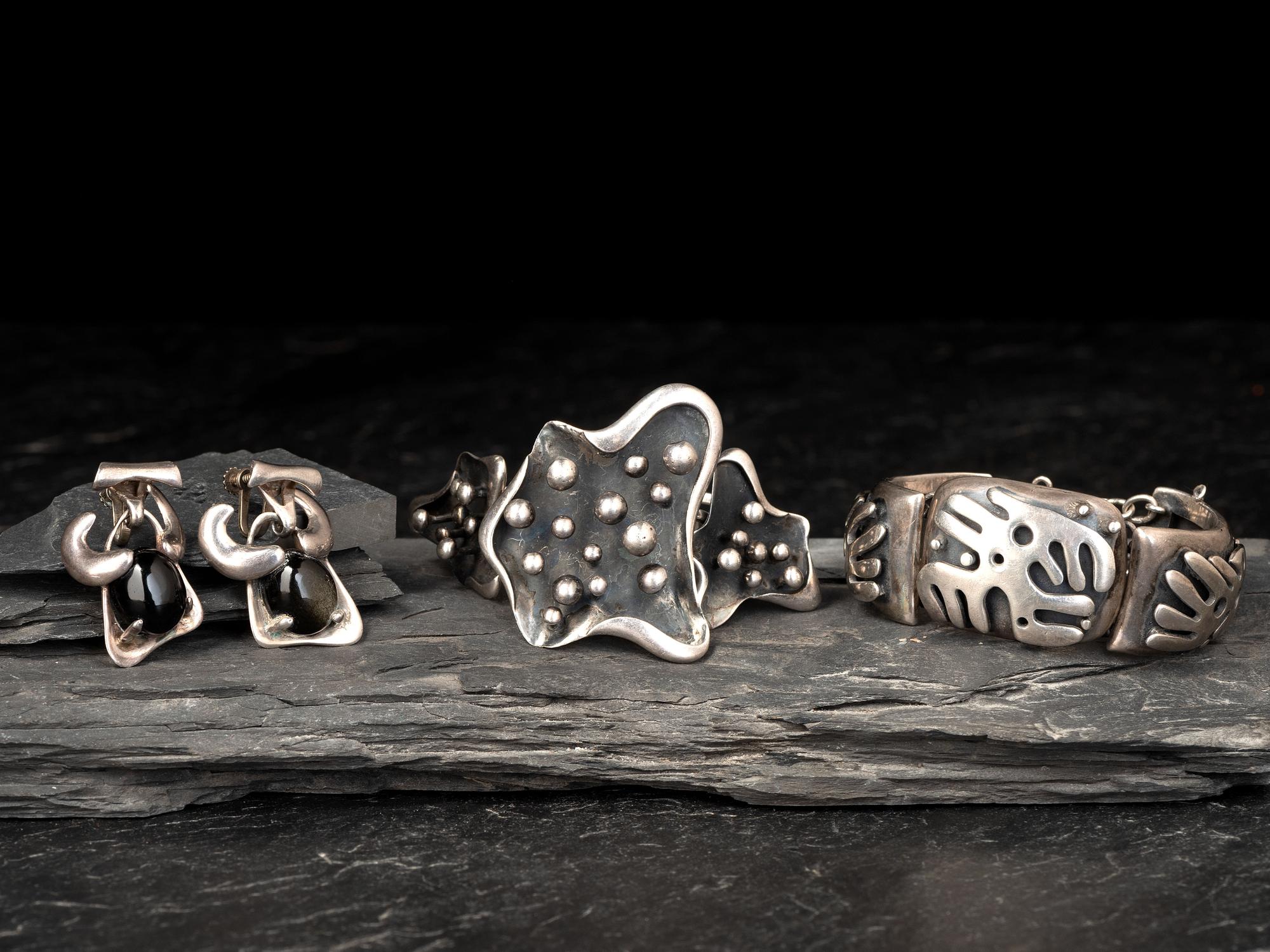 Sterling Silver Abstract Jewelry