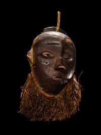 A Pende Wood Miniature Mask