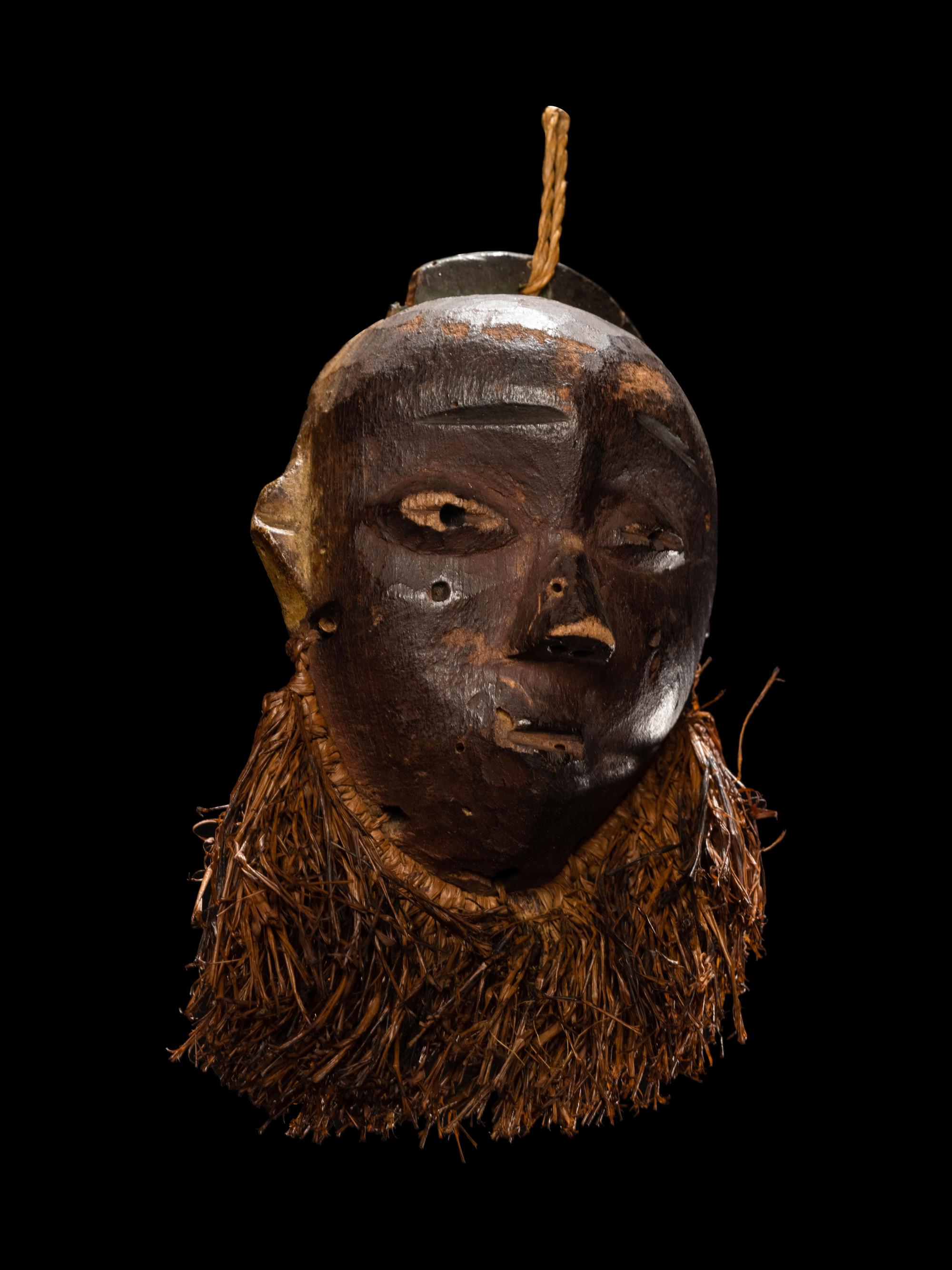 A Pende Wood Miniature Mask