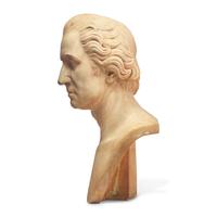 Attributed to Horatio Greenough (1805-1852), A Marble Bust of George Washington (1732-1799)