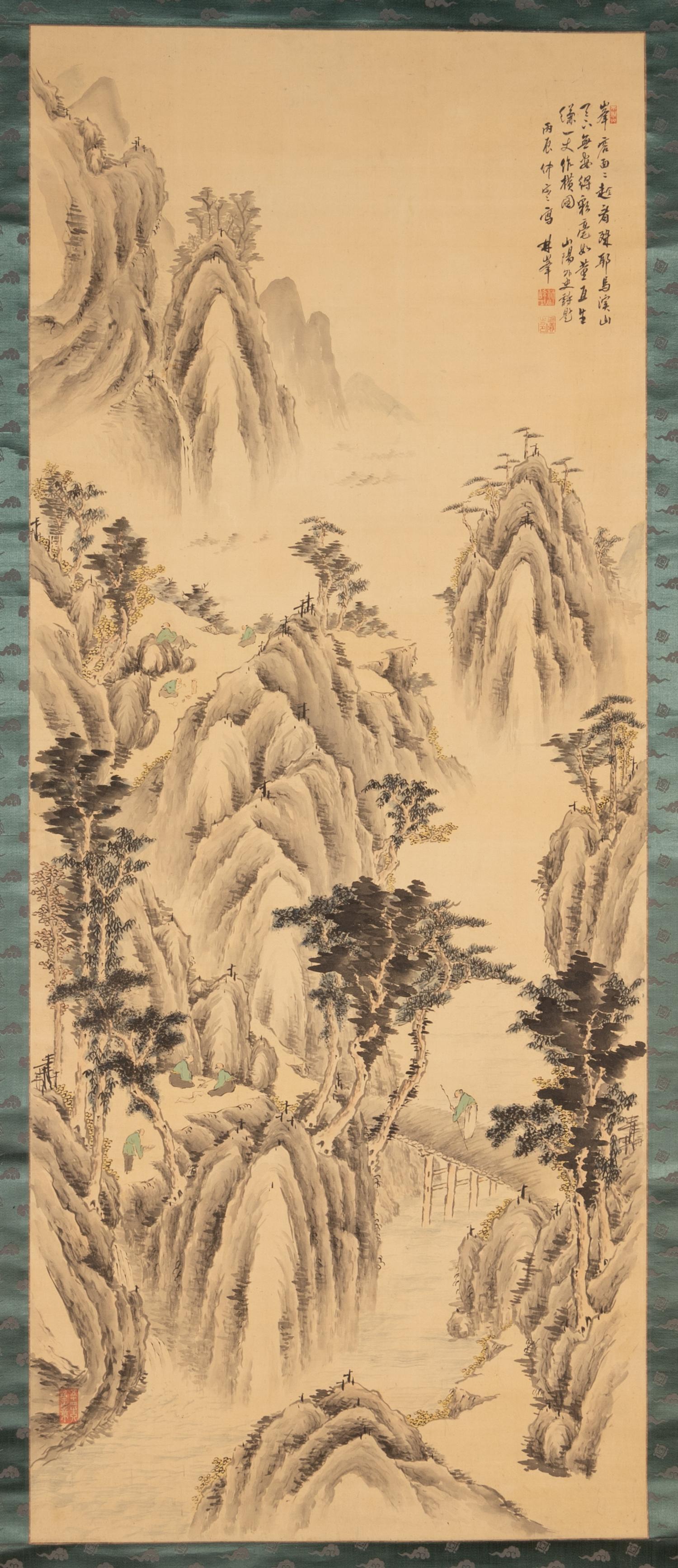Five Japanese 'Landscape' Paintings
