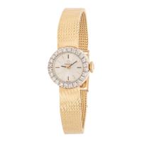 Omega, 14K Yellow Gold and Diamond Watch