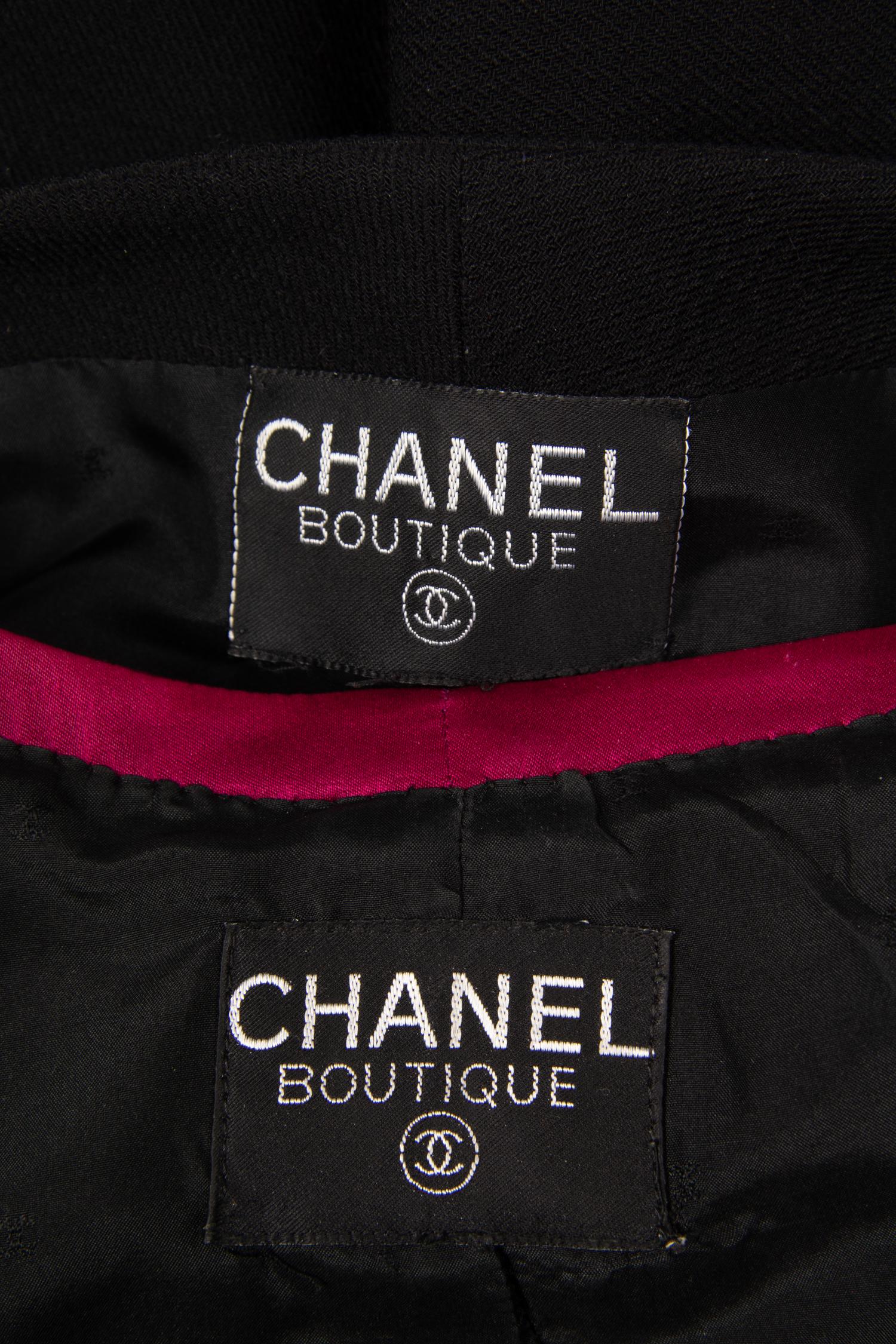 Three Chanel Pieces: One Jacket, One Skirt Suit, 1985-90s