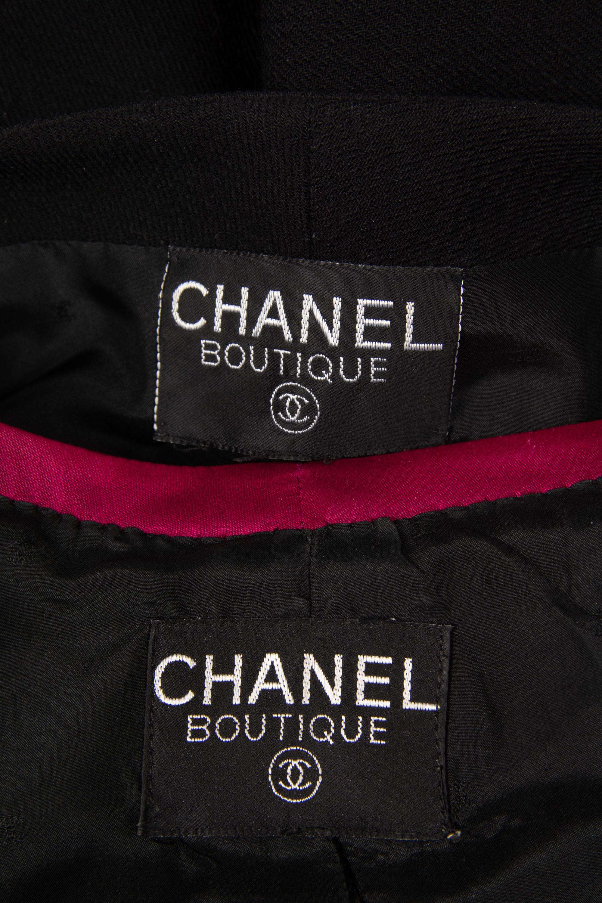 Three Chanel Pieces: One Jacket, One Skirt Suit, 1985-90s