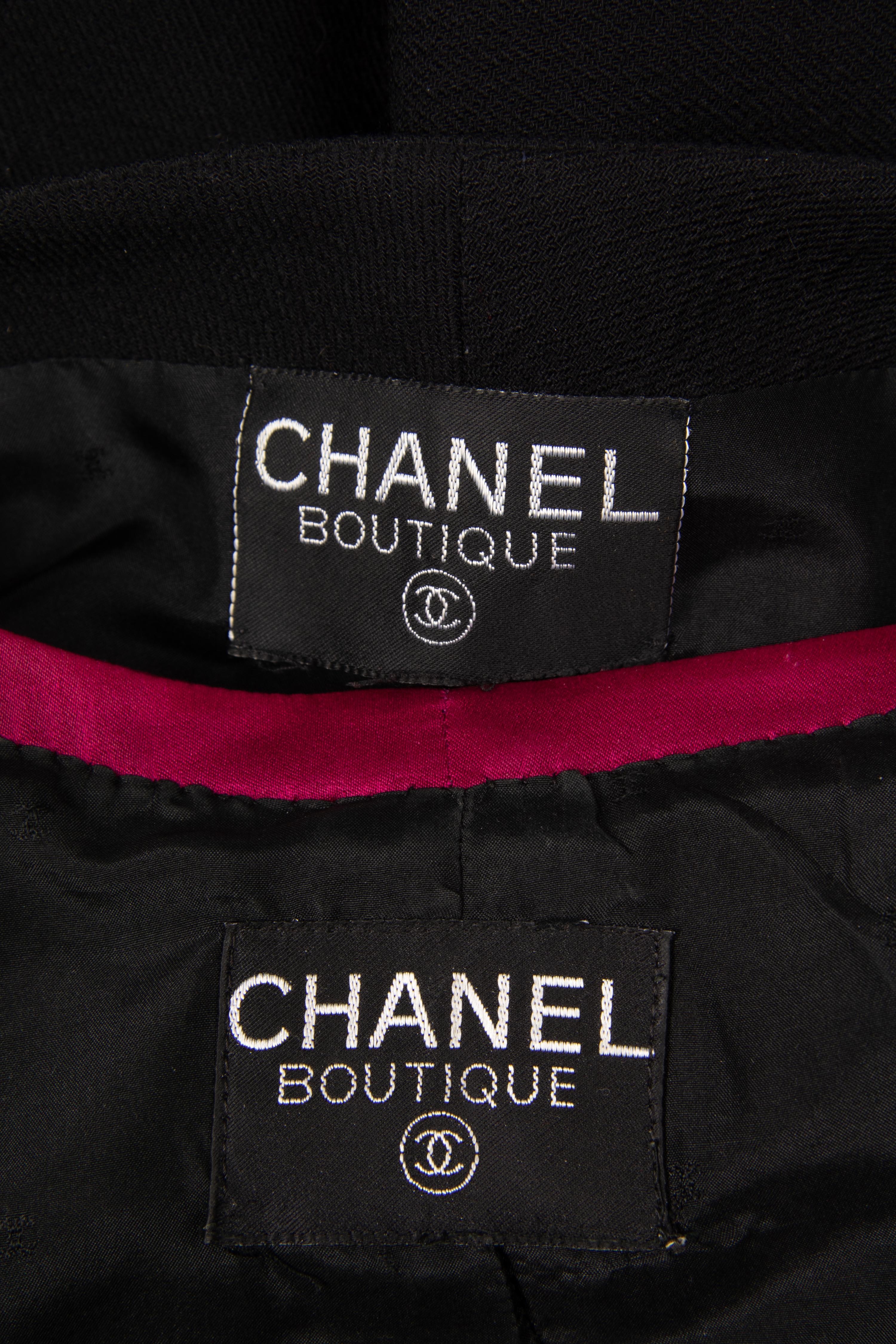 Three Chanel Pieces: One Jacket, One Skirt Suit, 1985-90s